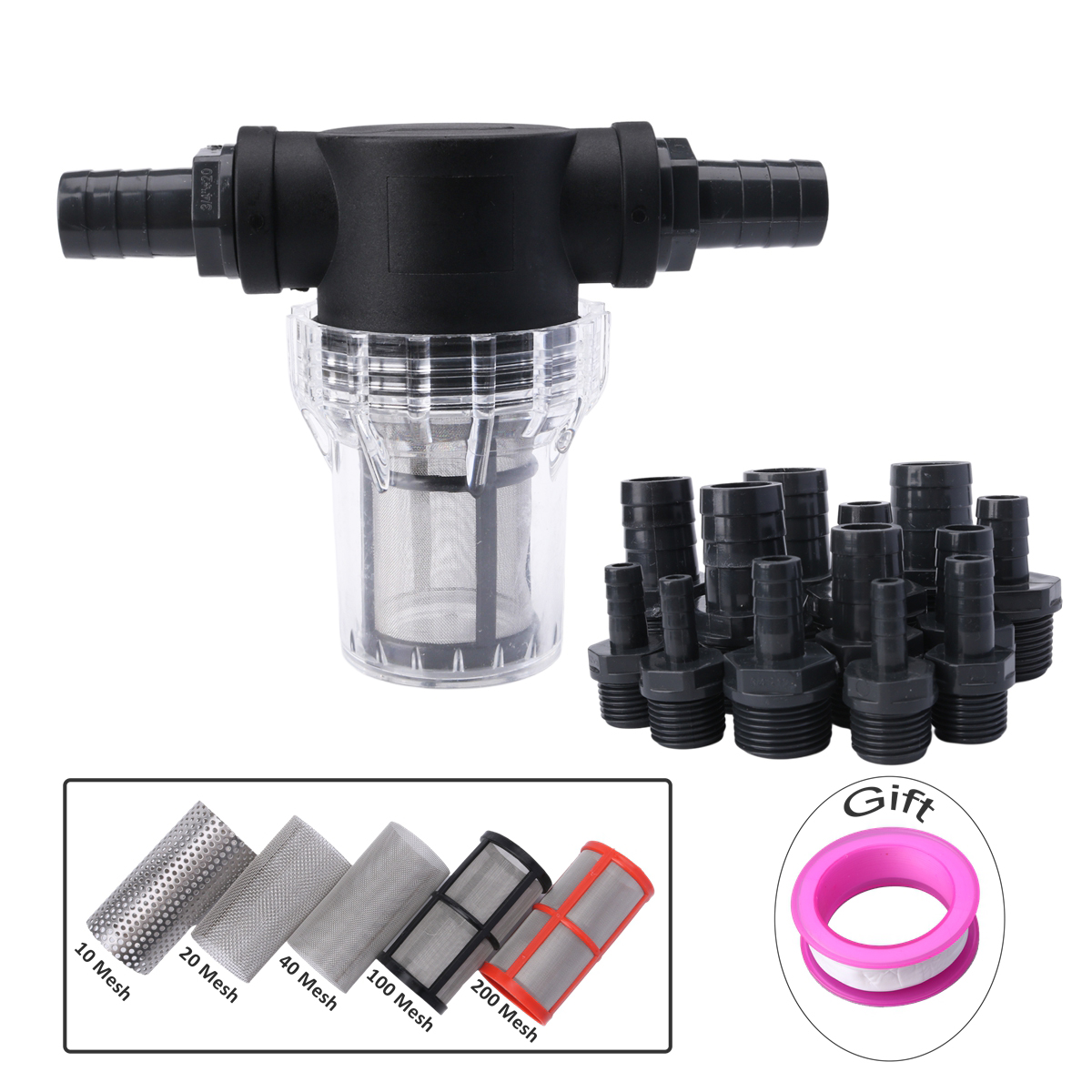Aquarium Planet - 8~30mm PVC Pagoda joint Inlet Filter