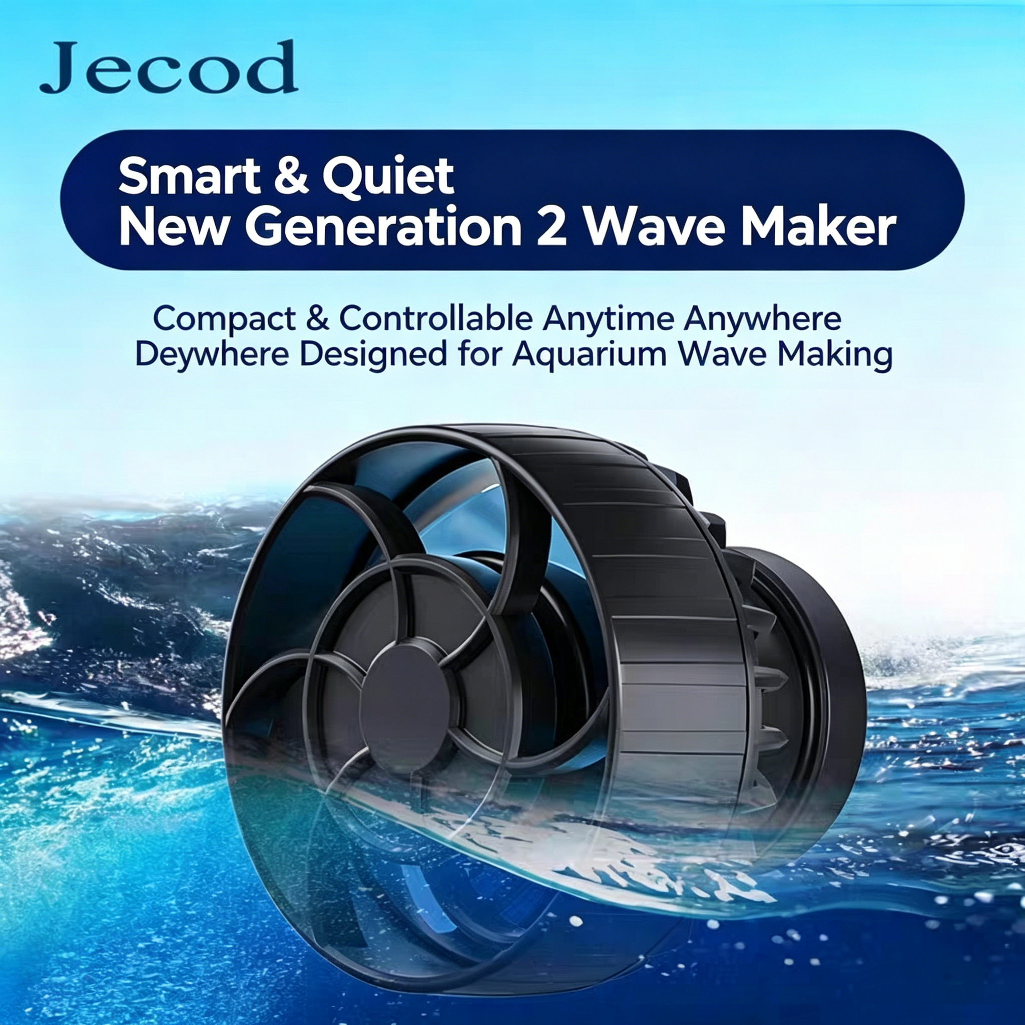 Aquarium Plant Iron - Jebao Jecod ELW Series Sine Wave