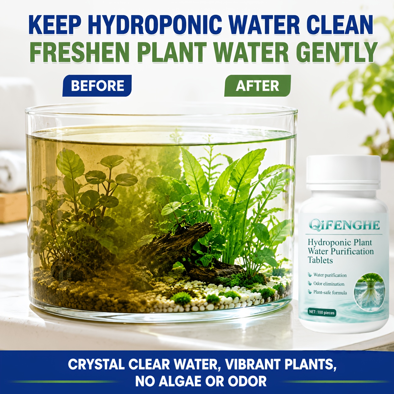 Planted Aquarium Care - Aquarium Hydroponic Universal Water Purifier Tablets
