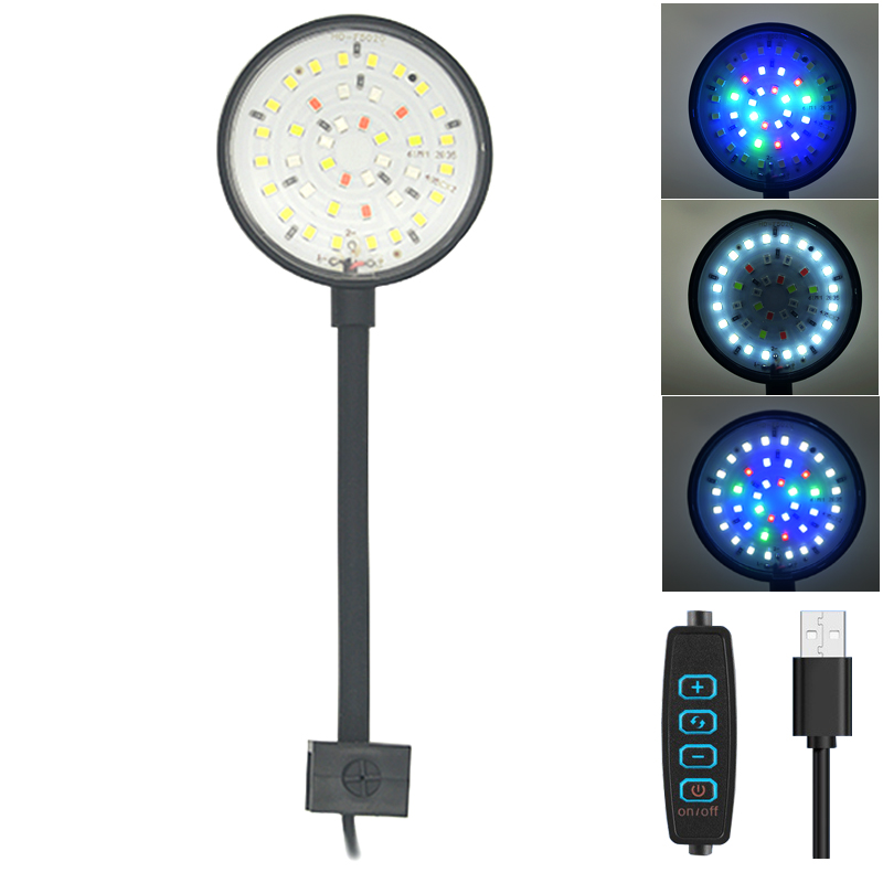 USB Aquarium LED Lamp Fish Tan - Aquarium Plant Iron reseña y precio