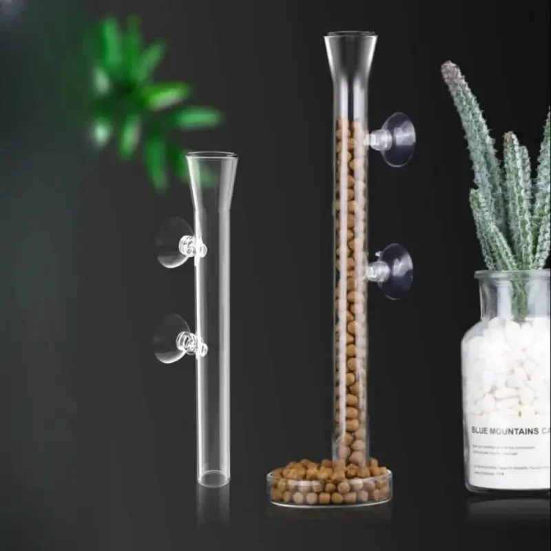 Aquarium Glass Feeding Tube &  - Aquarium Plant Red reseña y precio
