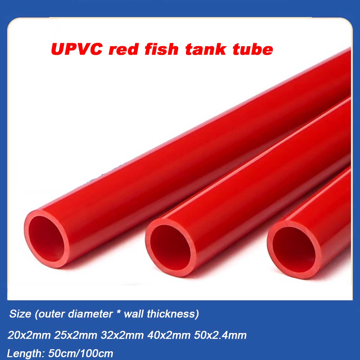 20~50mm UPVC Tube Aquarium Fis - Aquarium Plant Red reseña y precio