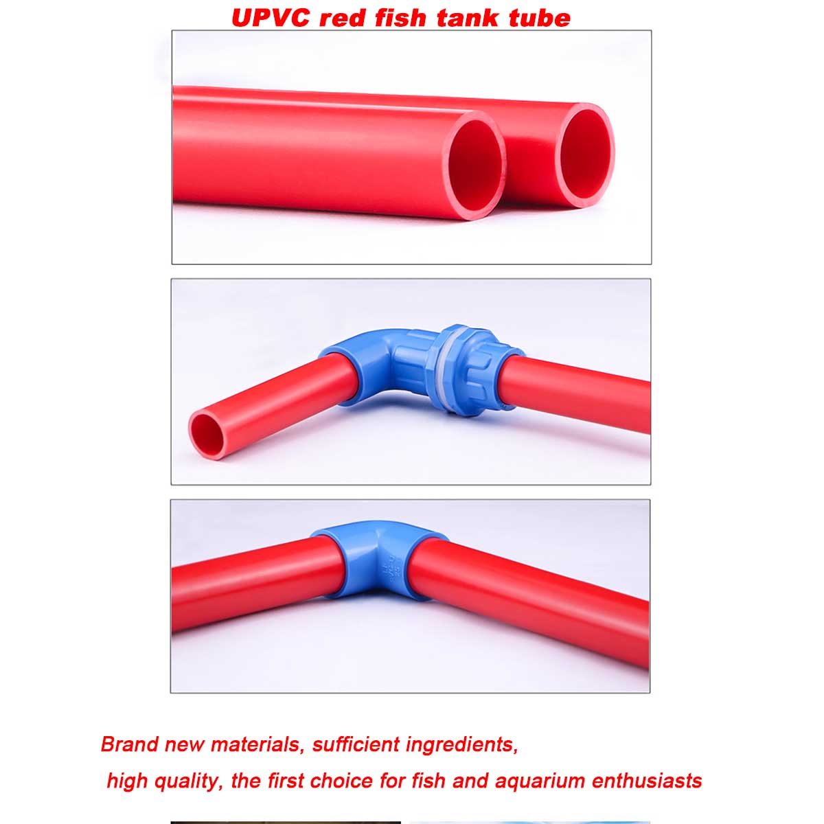 20~50mm UPVC Tube Aquarium Fis - Aquarium Plant Red reseña y precio