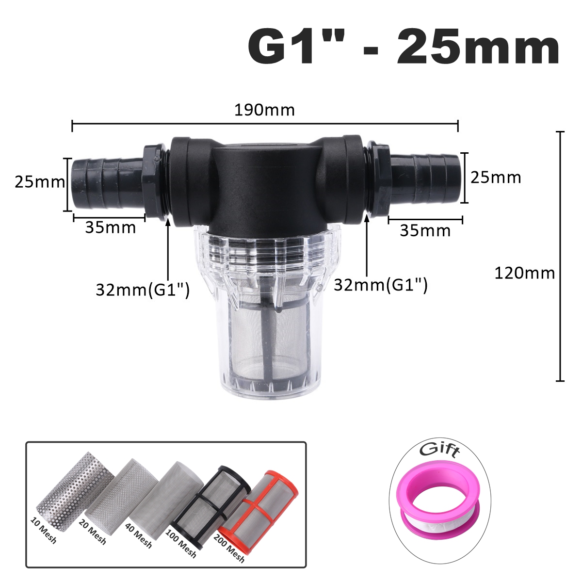 8~30mm PVC Pagoda joint Inlet  - Aquarium Planet reseña y precio