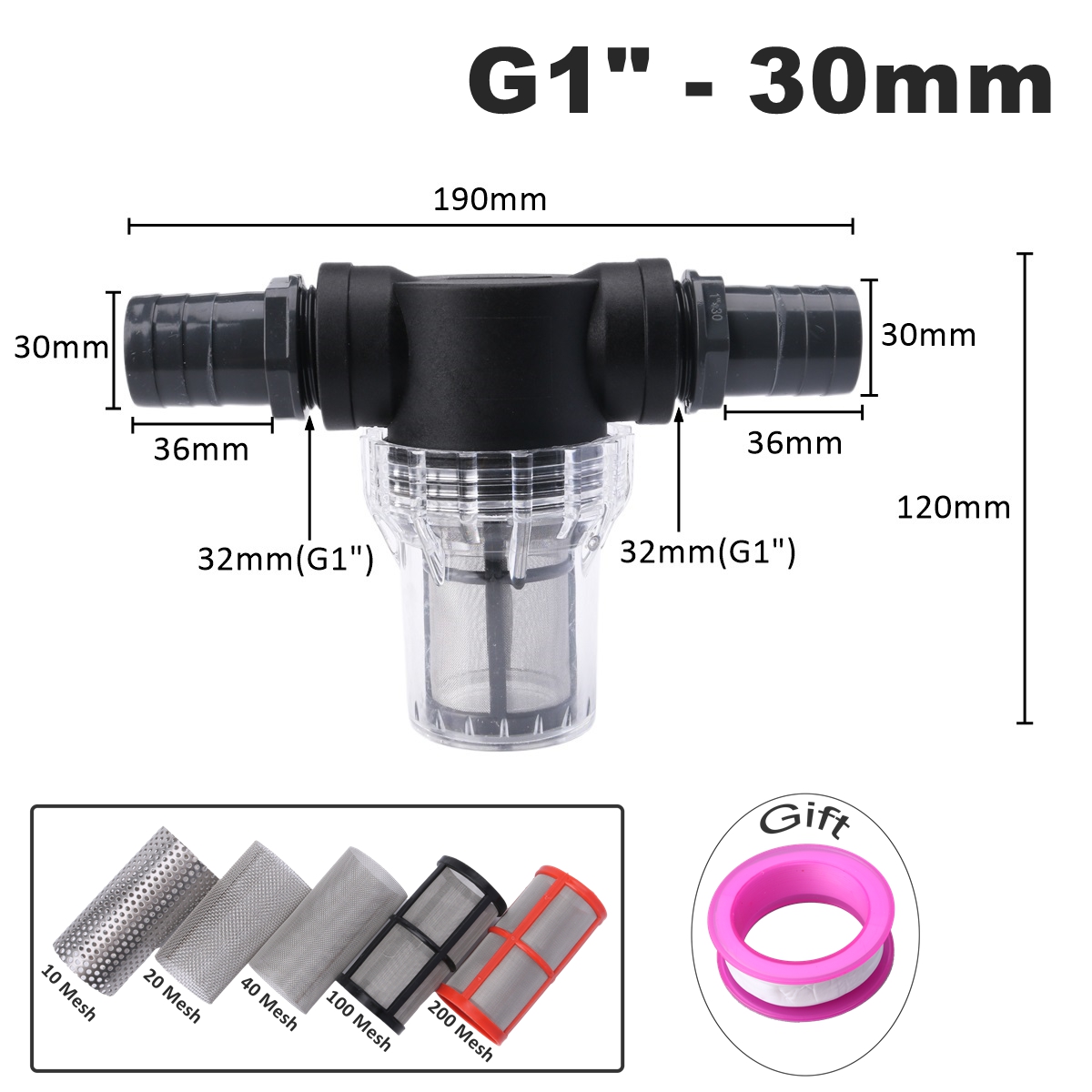 8~30mm PVC Pagoda joint Inlet  - Aquarium Planet reseña y precio