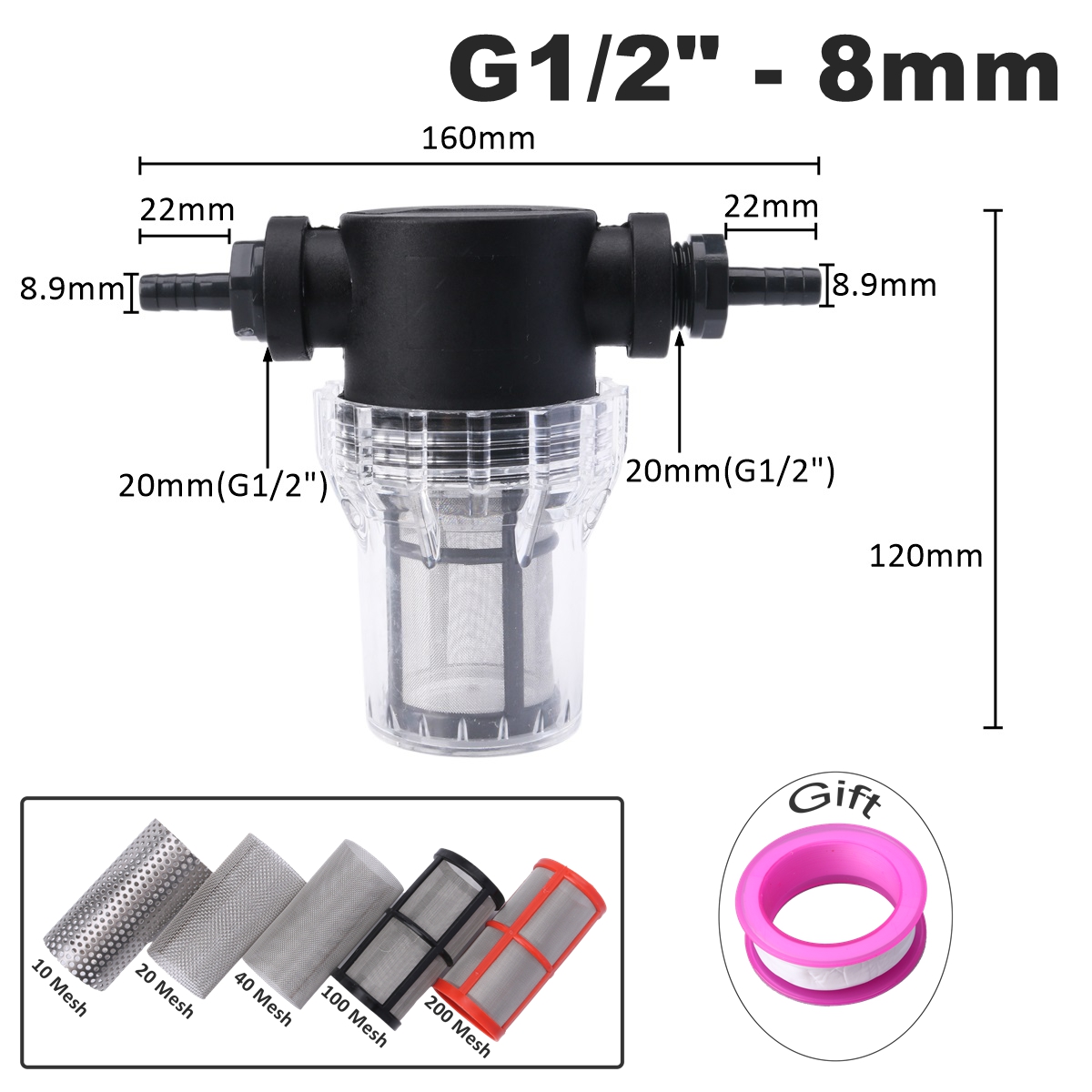 8~30mm PVC Pagoda joint Inlet  - Aquarium Planet reseña y precio