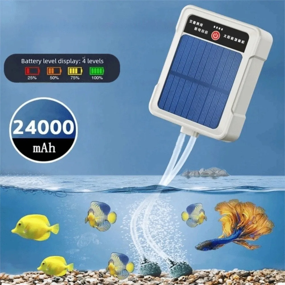 Portable Solar Oxygen Pump Wit - Aquarium Plant Iron reseña y precio