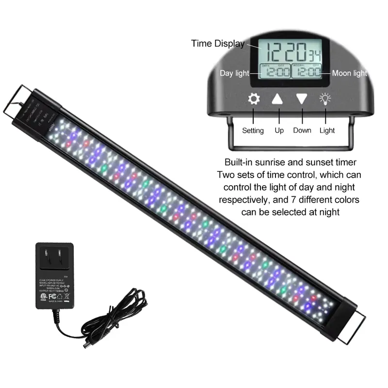 LED IP68 11.8 in 18W Plant Gro - Planted Aquarium Hours reseña y precio