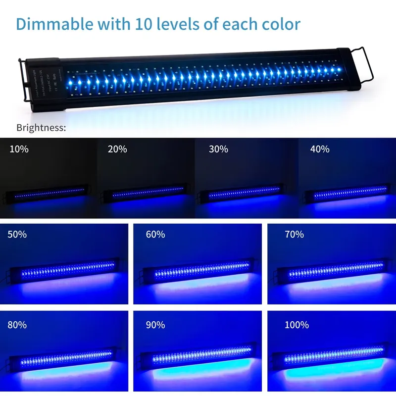 LED IP68 11.8 in 18W Plant Gro - Planted Aquarium Hours reseña y precio