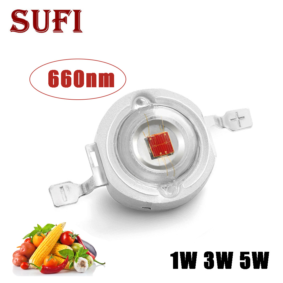 10-50PCS Deep Red 660nm LED La - Aquarium Plant Red reseña y precio