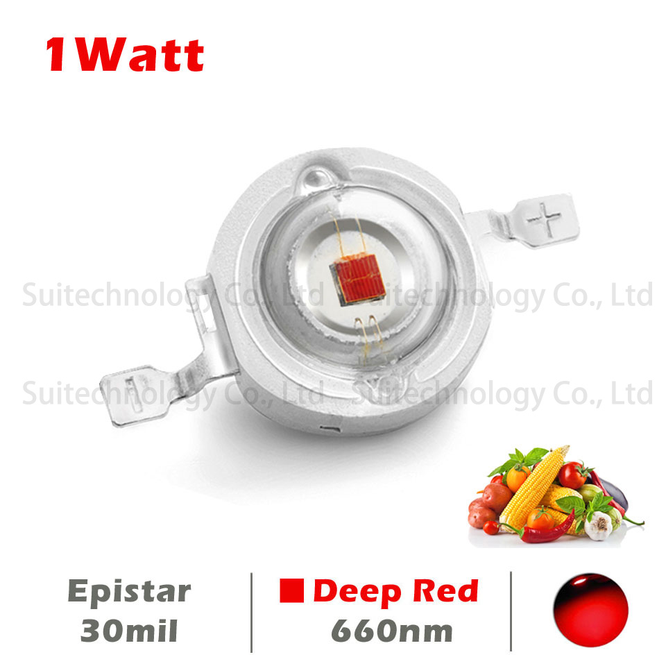 10-50PCS Deep Red 660nm LED La - Aquarium Plant Red reseña y precio