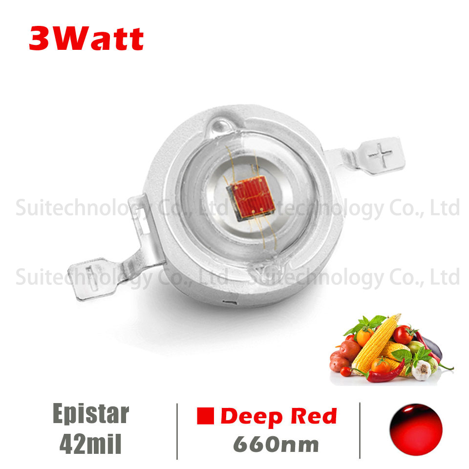 10-50PCS Deep Red 660nm LED La - Aquarium Plant Red reseña y precio