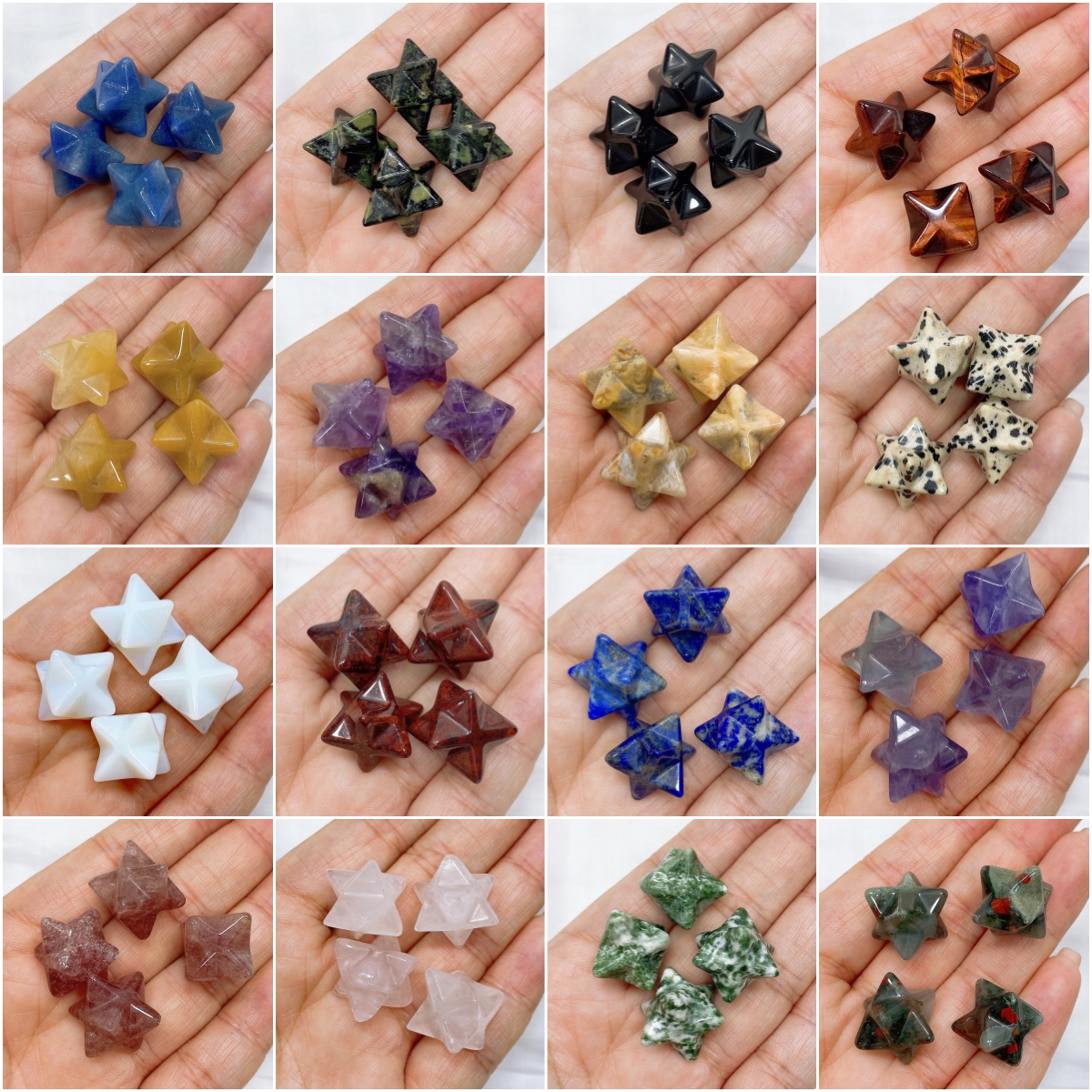 13MM Merkaba Star Natural Crys - Aquarium Planet reseña y precio