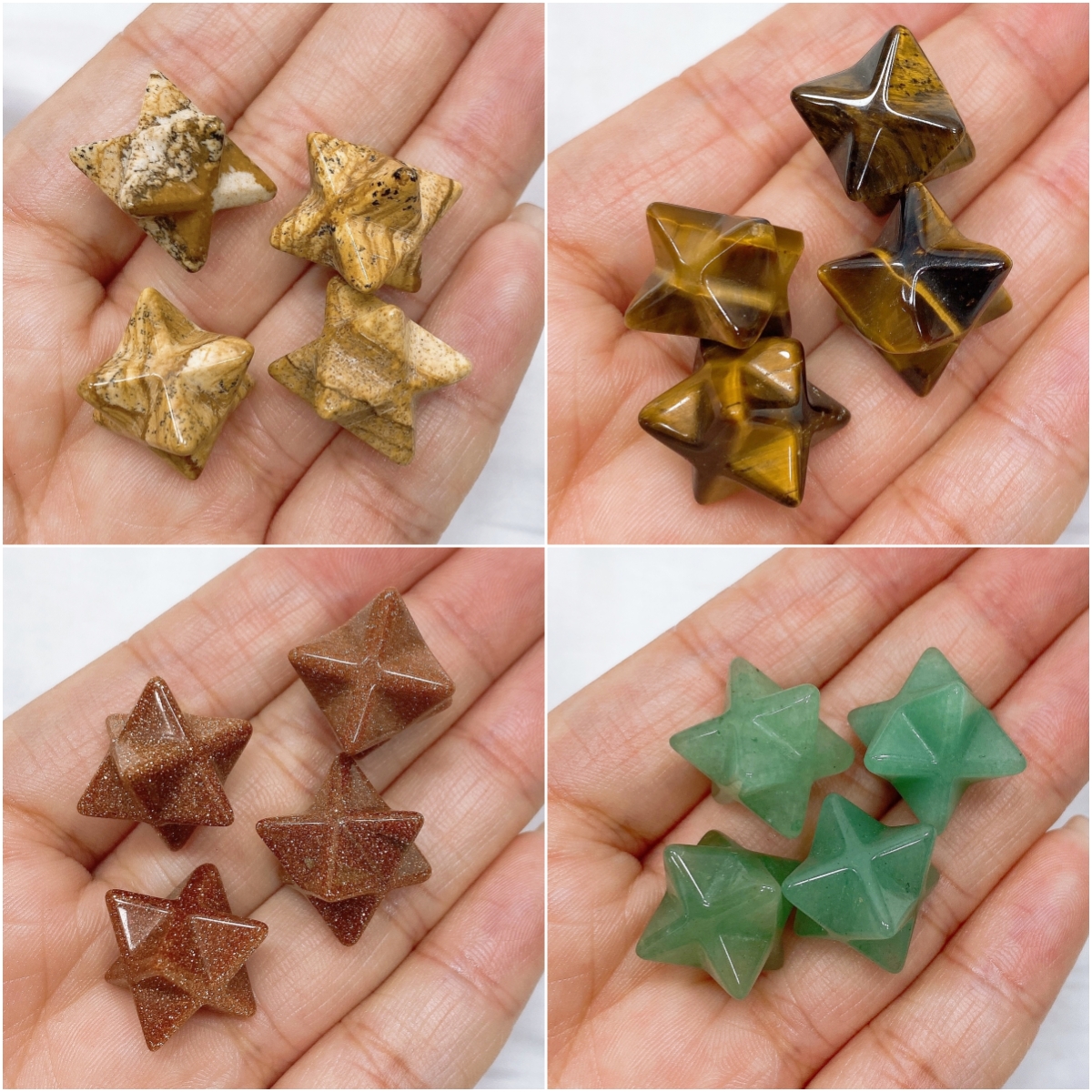 13MM Merkaba Star Natural Crys - Aquarium Planet reseña y precio