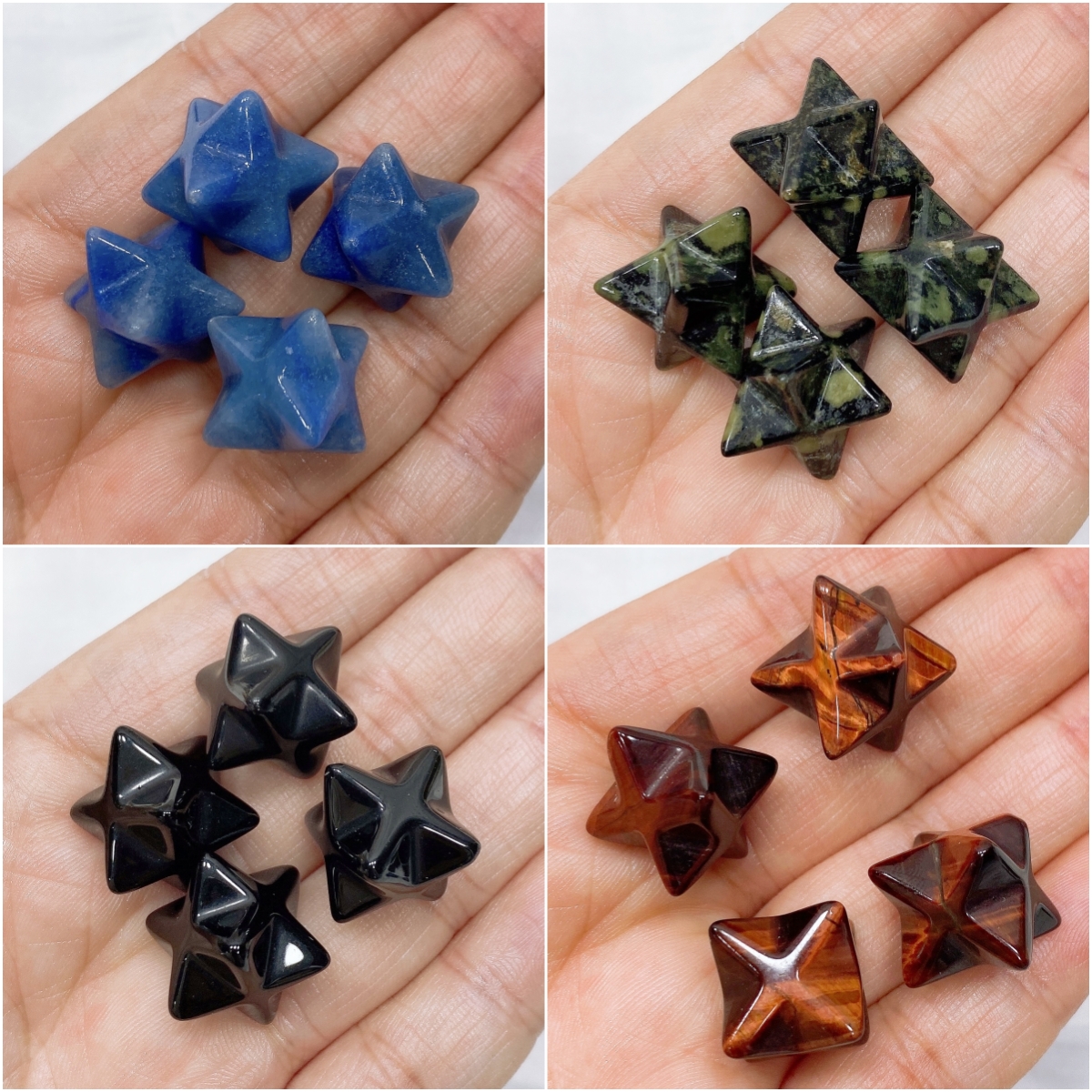 13MM Merkaba Star Natural Crys - Aquarium Planet reseña y precio