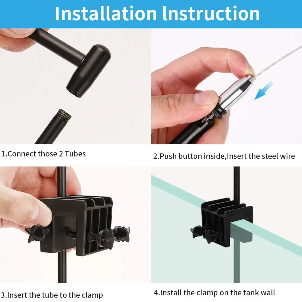Aquarium LED Hanging Clip Lamp - Planted Aquarium Hanging Light reseña y precio