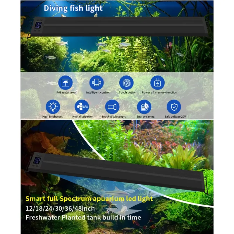 75cm 30inch Plant Light Fish T - Planted Aquarium Hours reseña y precio
