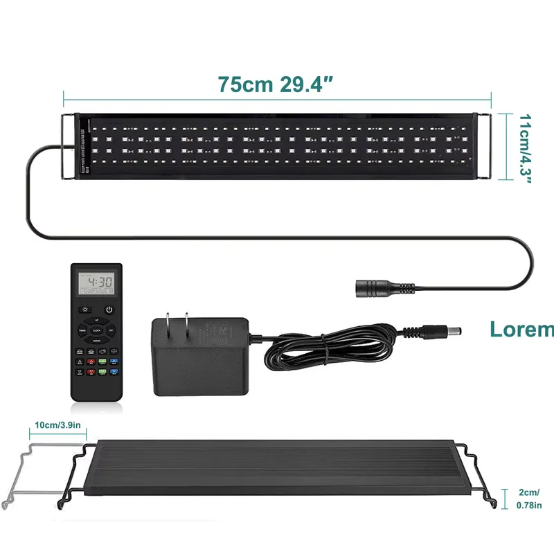 SIROKA 75cm Professional LED F - Planted Aquarium Hours reseña y precio