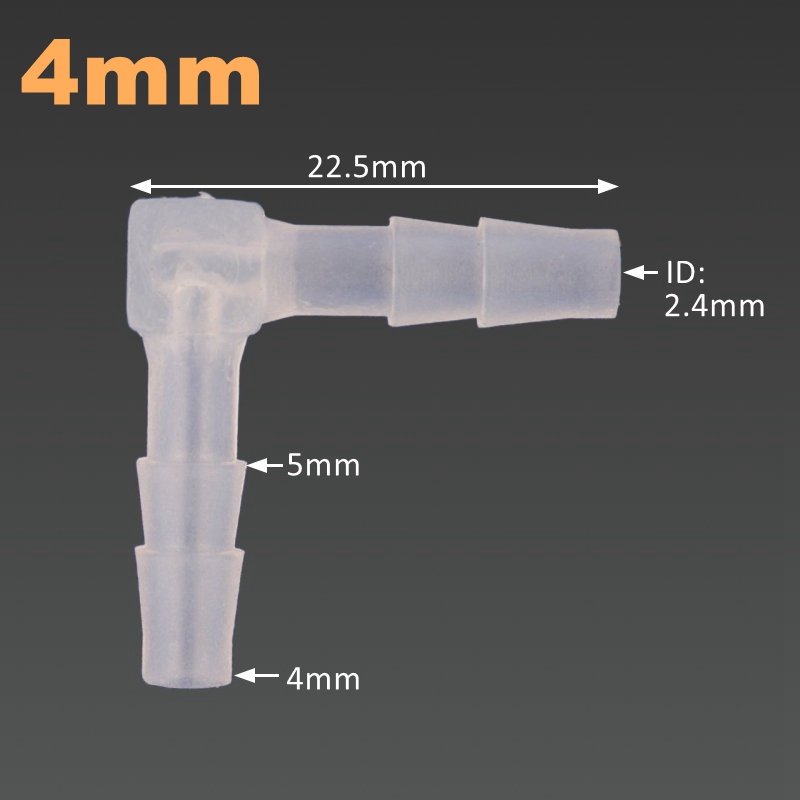 5~200pcs 4~20mm PP Elbow Conne - Aquarium Planet reseña y precio