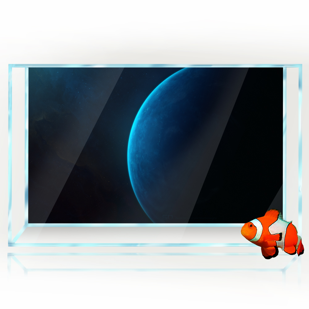 Aquarium Background Sticker -  - Aquarium Planet reseña y precio