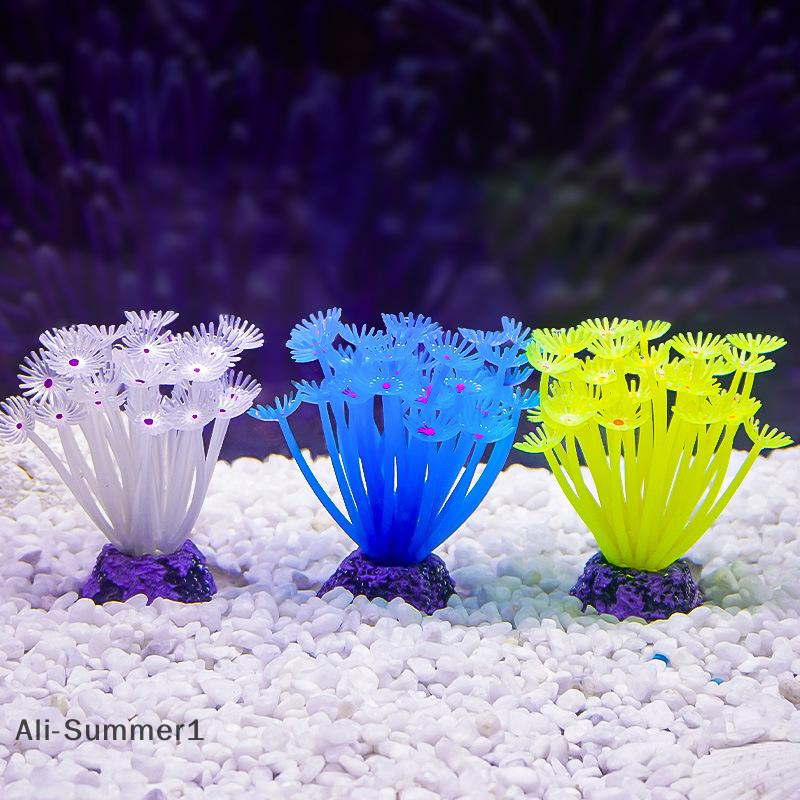 【E】Silicone Mushroom Artificia - Planted Aquarium Pictures reseña y precio
