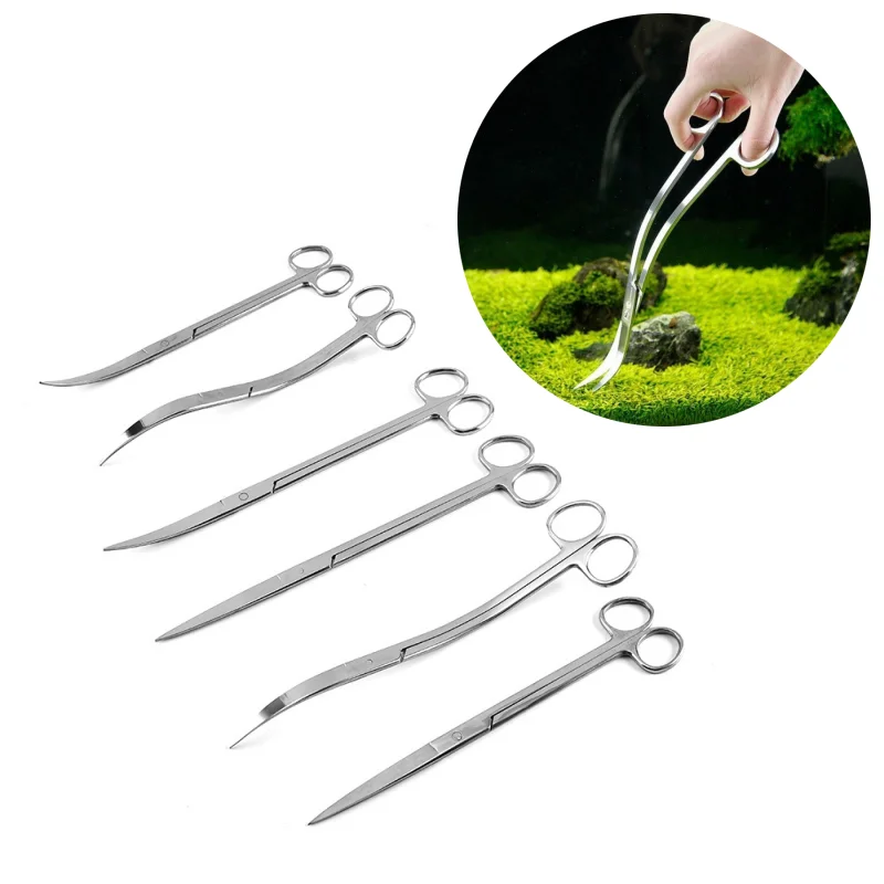 Aquarium Scissor Tools Fish Ta - Aquarium Plant Holder reseña y precio