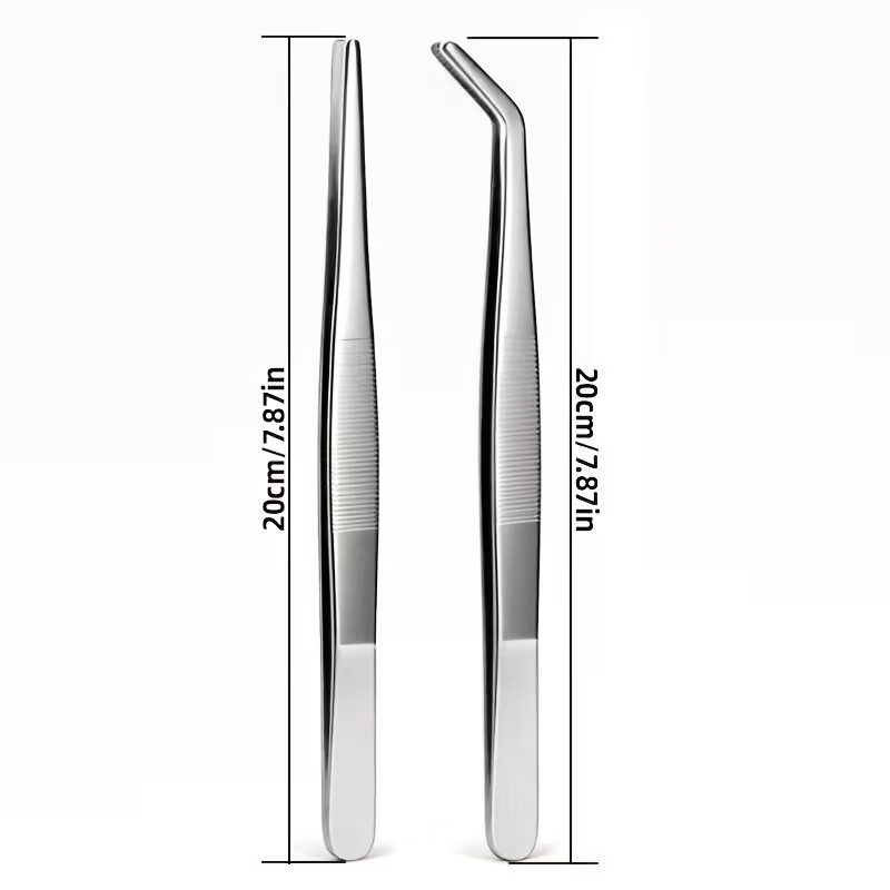 2pcs 20cm Stainless Steel Twee - Planted Aquarium Care reseña y precio