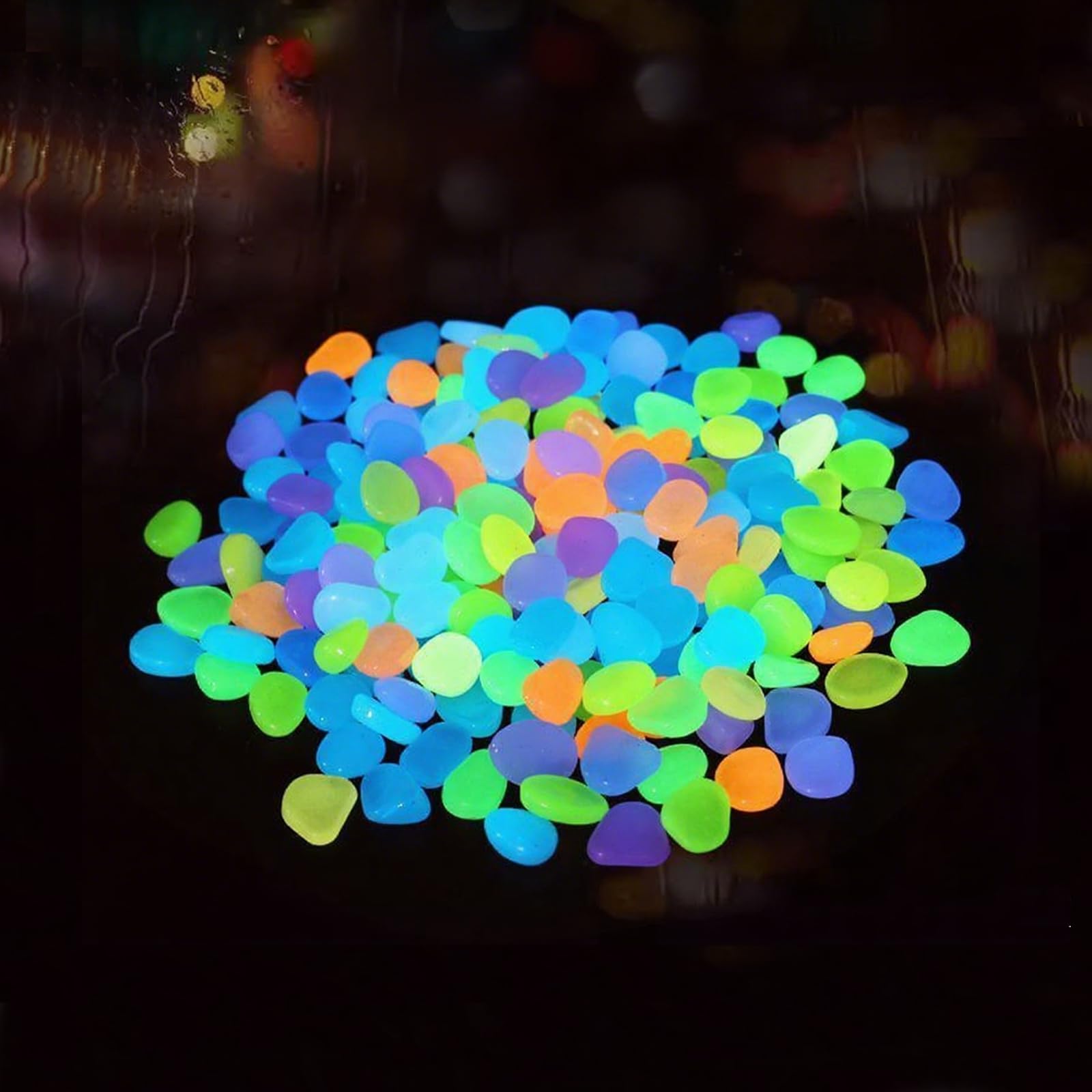100pcs Glow In The Dark Pebble - Planted Aquarium Hours reseña y precio