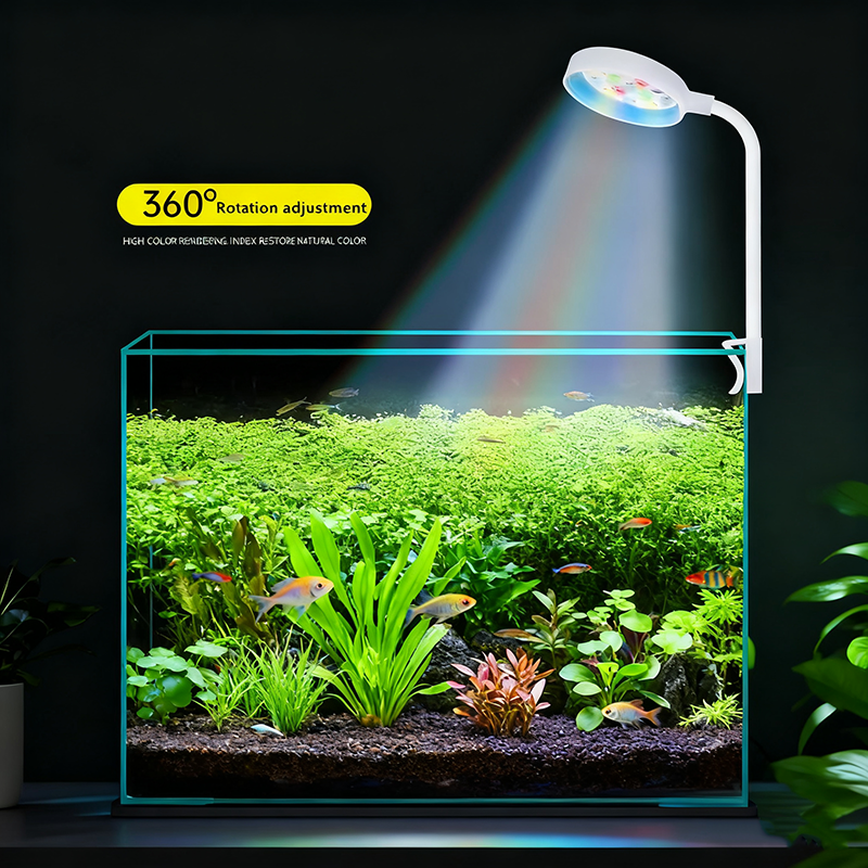 USB LED Fish Tank Clip Lamp Hi - Aquarium Plant Iron reseña y precio