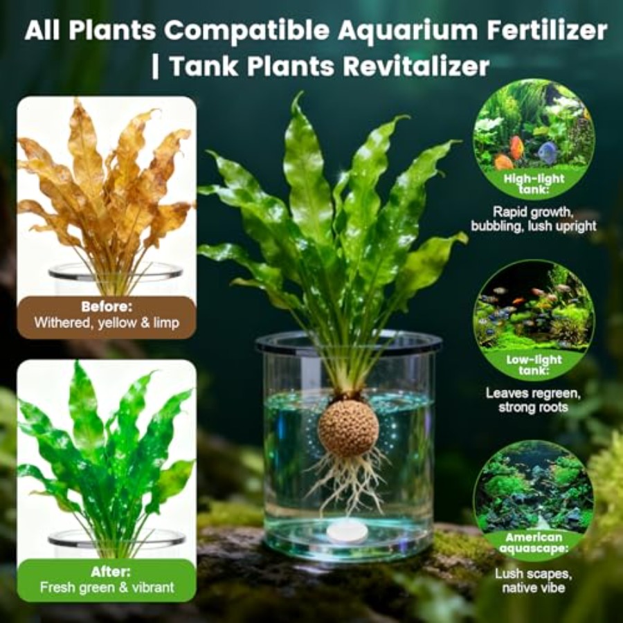 Root Tabs, Aquarium Plant Fert - Planted Aquarium Care reseña y precio