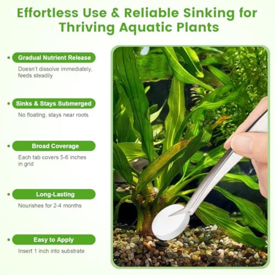 Root Tabs, Aquarium Plant Fert - Planted Aquarium Care reseña y precio