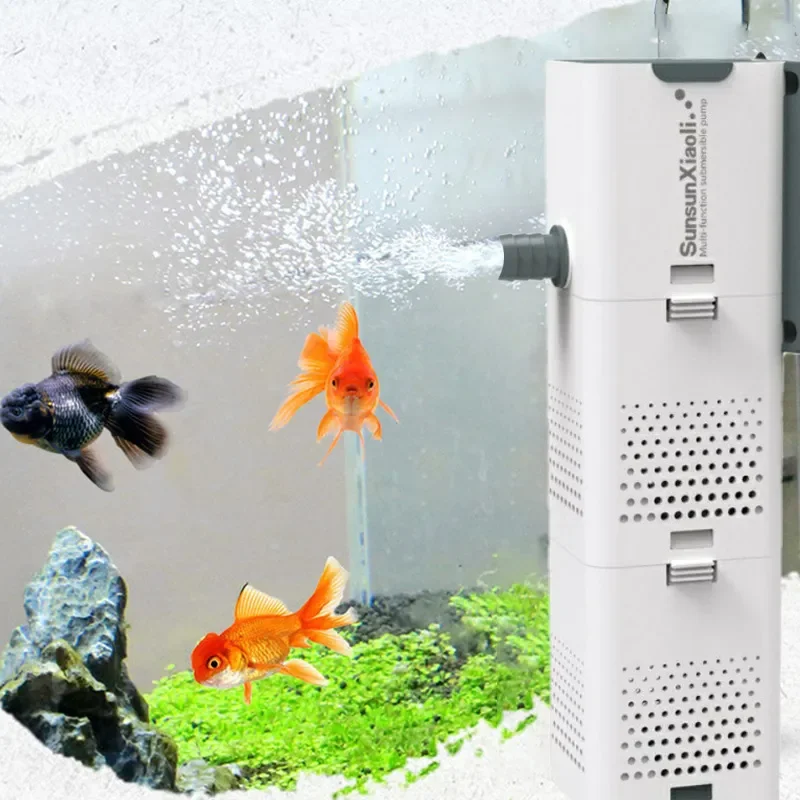 3 In 1 Aquarium Filter Pump Aq - Aquarium Plant Iron reseña y precio