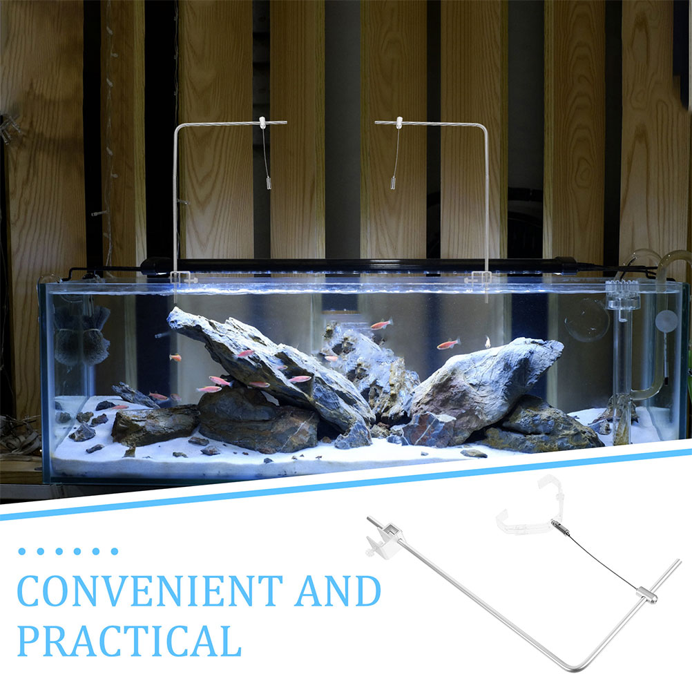 2pcs Aquarium Light Holder Wit - Aquarium Plant Holder reseña y precio