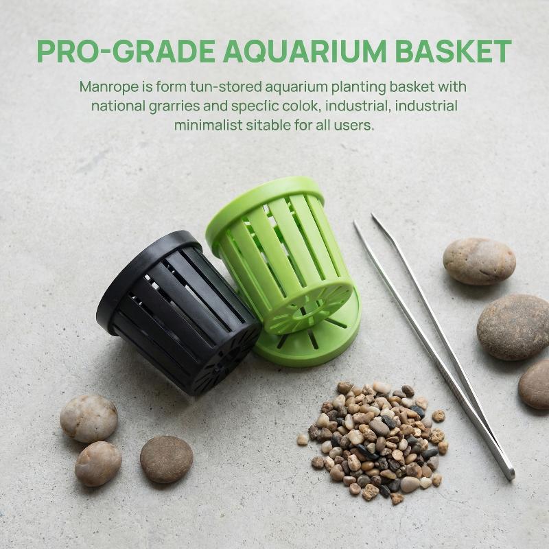 Fish Tank Planter Cups Basket  - Aquarium Plant Holder reseña y precio