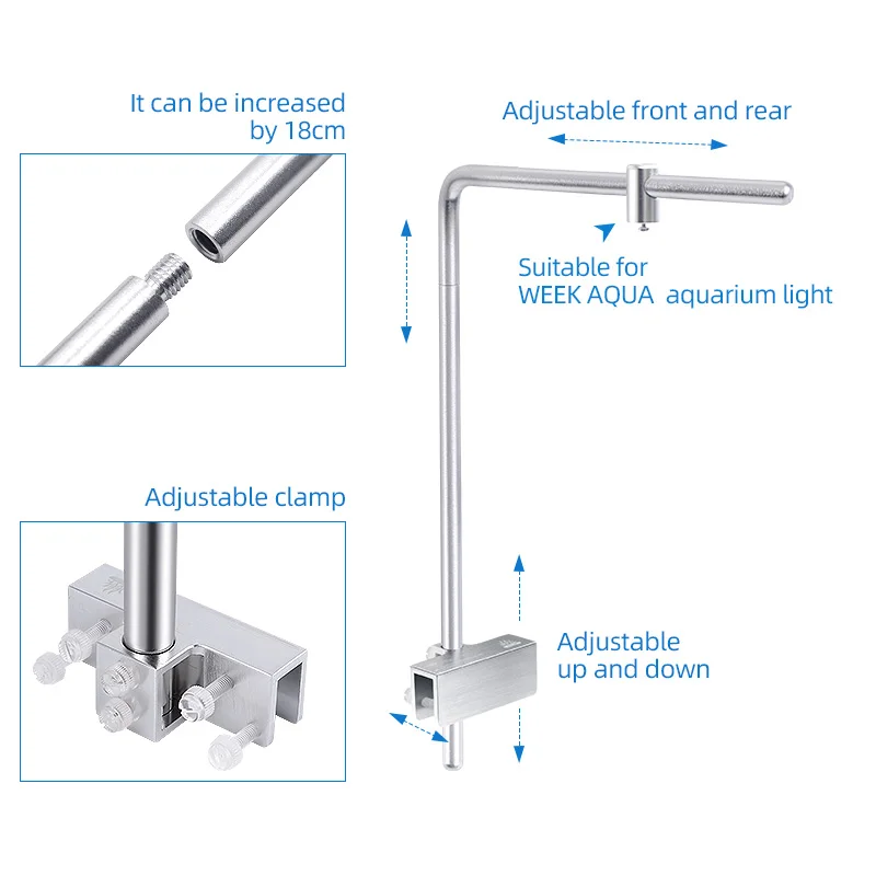 Week Aqua Light Stand Universa - Aquarium Plant Holder reseña y precio