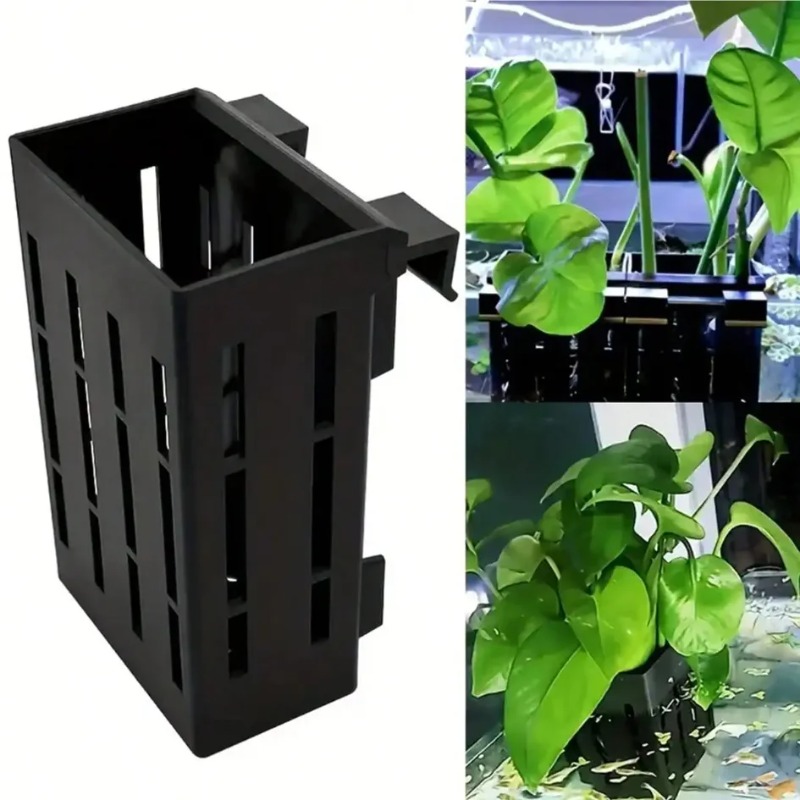 Aquarium Plant Holder Black Pl - Aquarium Plant Holder reseña y precio
